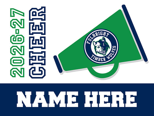 FBJH Cheer yard sign