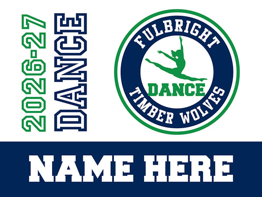 FBJH Dance yard sign