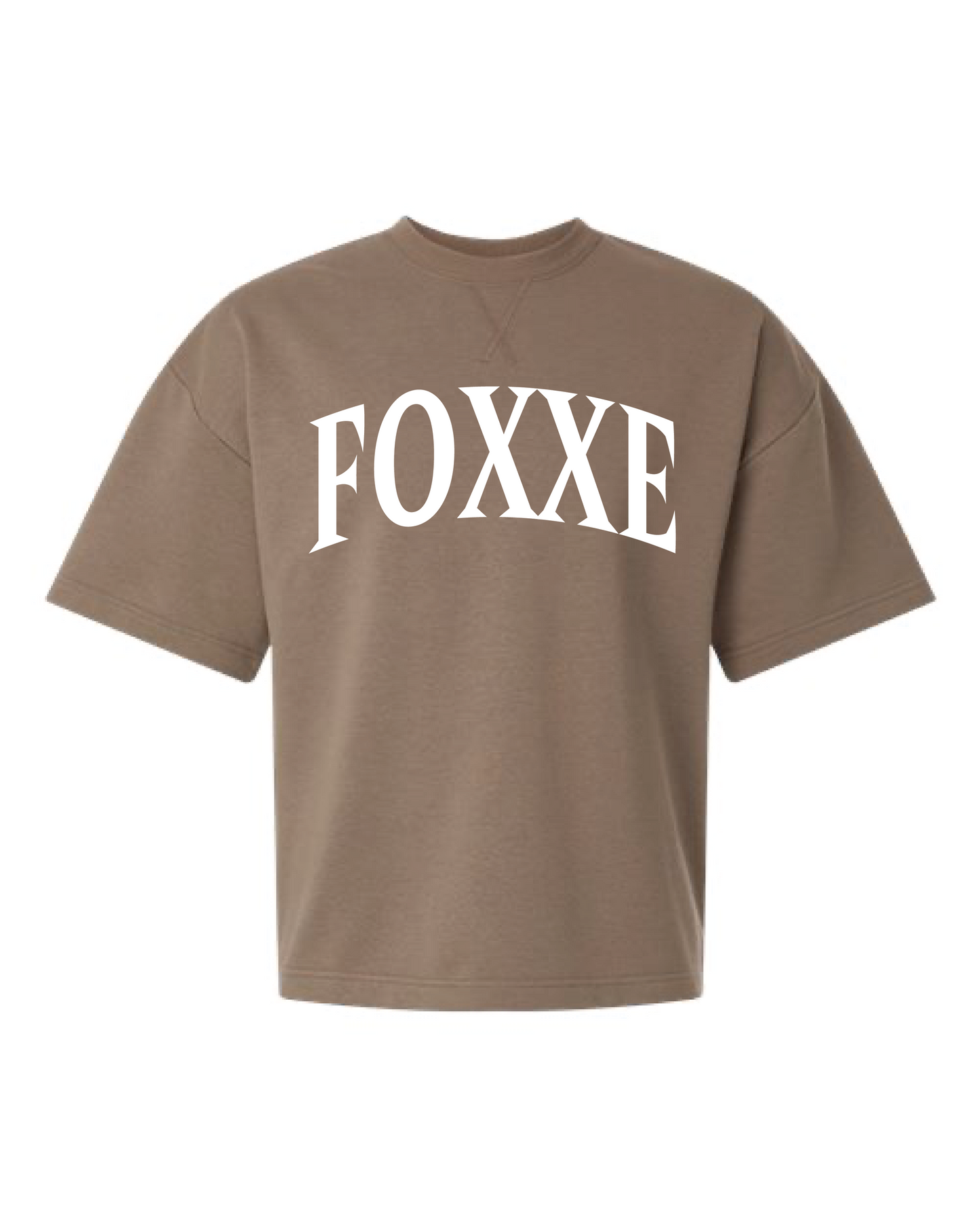 FOXXE Oversized French Terry Boxy Tee (FTEX00)