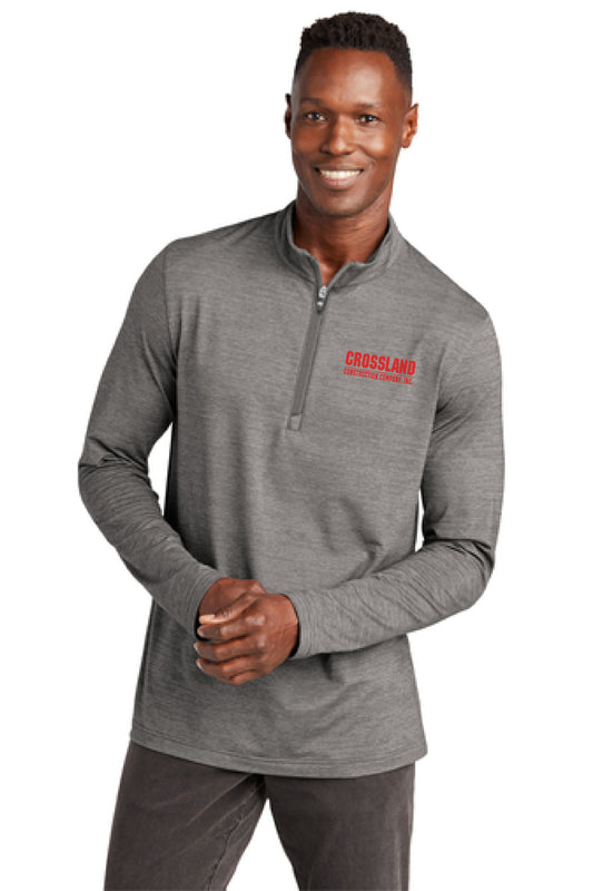 crossland construction TravisMathew 1/4 Zip TM1MW452