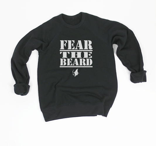 mountie fear the beard sweatshirt
