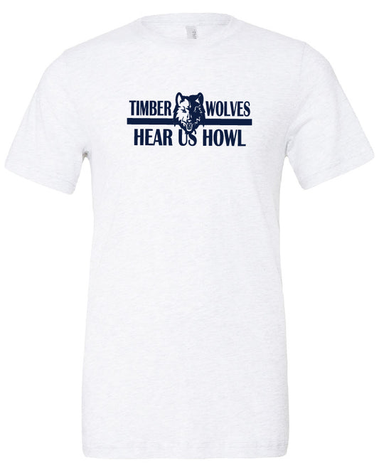 FJHS Fulbright Timber Wolve hear us howl tee