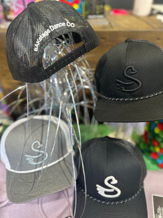 BDC swan snapback rope hat