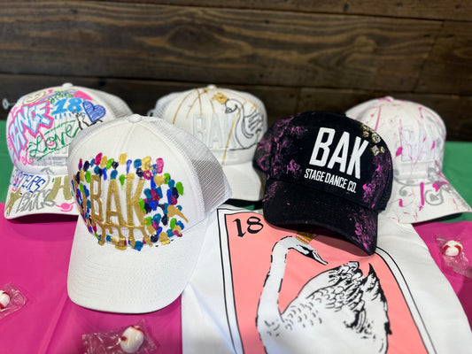 BDC paint splatter snapback