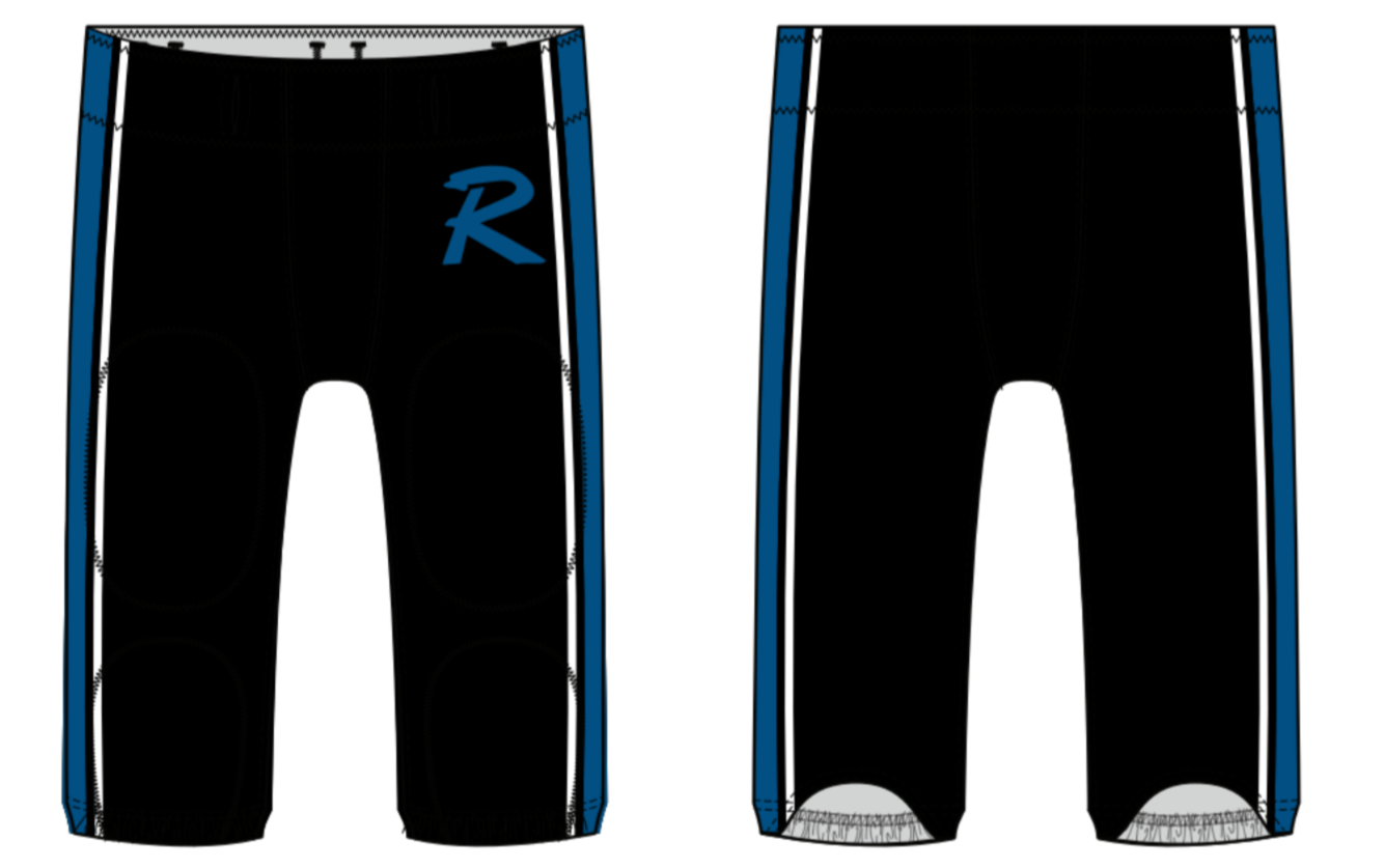 Rogers Football Sublimated Men's Game Pants (No Pads)