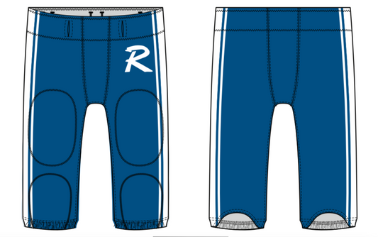 Rogers Football Sublimated Men's Game Pants (No Pads)