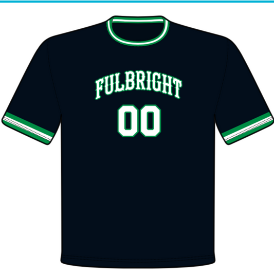 Fulbright Basketball replica crew neck jersey