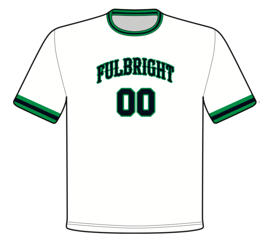 Fulbright replica Basketball crew neck jersey