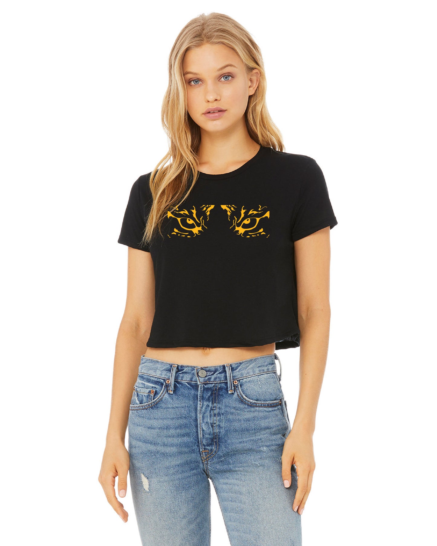 bentonville baseball bella + canvas cropped tee