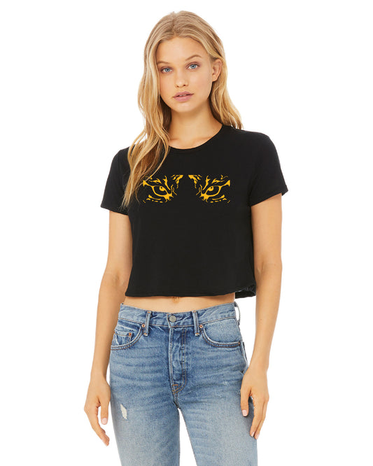 bentonville baseball bella + canvas cropped tee