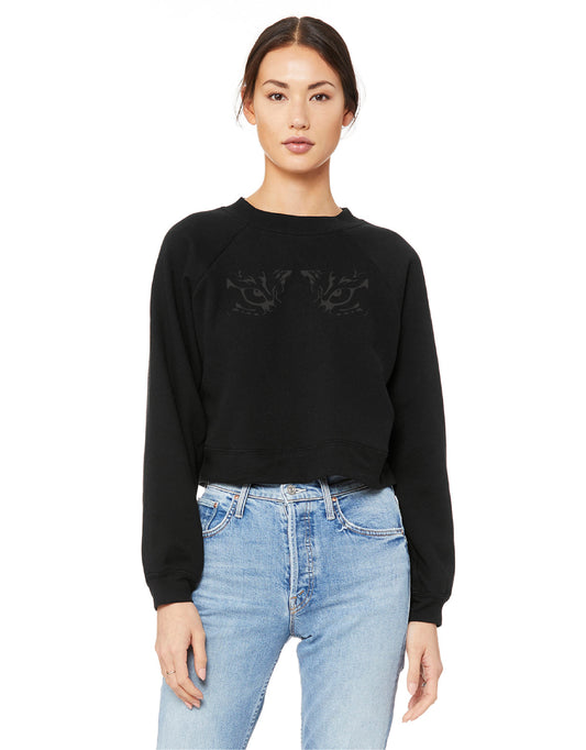 bentonville baseball bella + canvas cropped sweatshirt