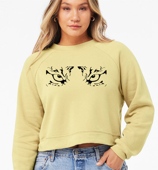 bentonville baseball bella + canvas cropped sweatshirt