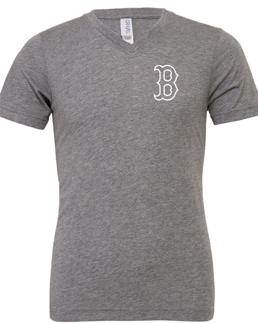bentonville baseball bella +canvas v-neck