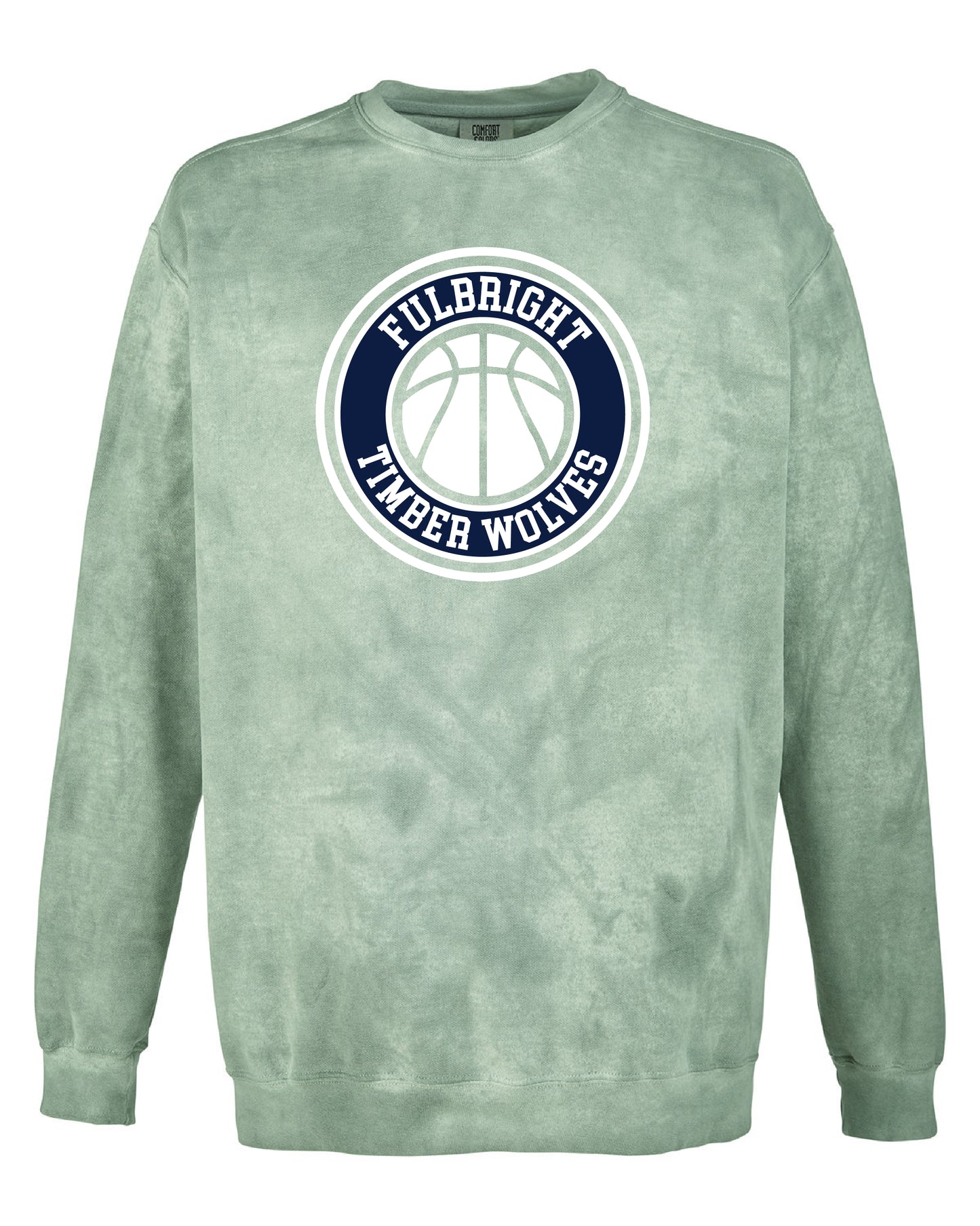 Fulbright Timberwolves Basketball comfort color sweatshirt