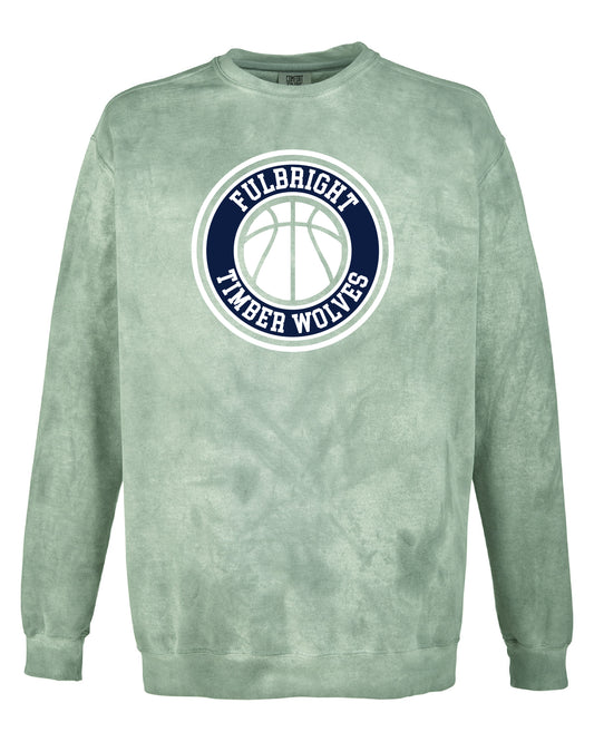 Fulbright Basketball comfort color sweatshirt