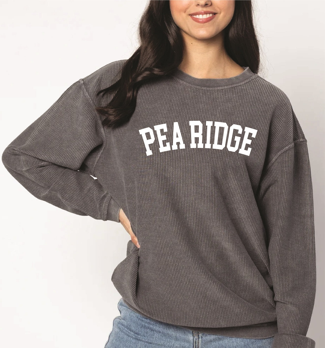 pea ridge corded sweatshirt