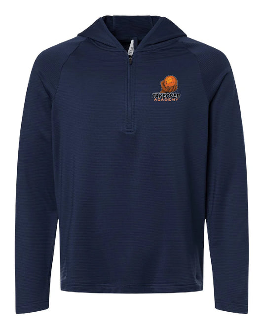 Takeover hooded 1/2 zip