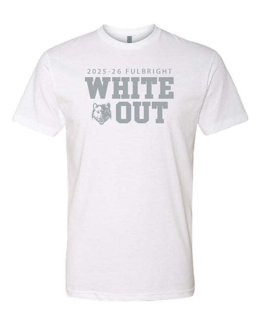 Fulbright White Out tee 2025