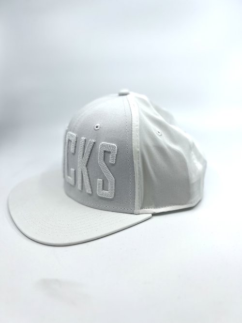 'BACKS snapback flat bill