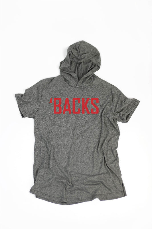 'BACKS short sleeve hooded tee
