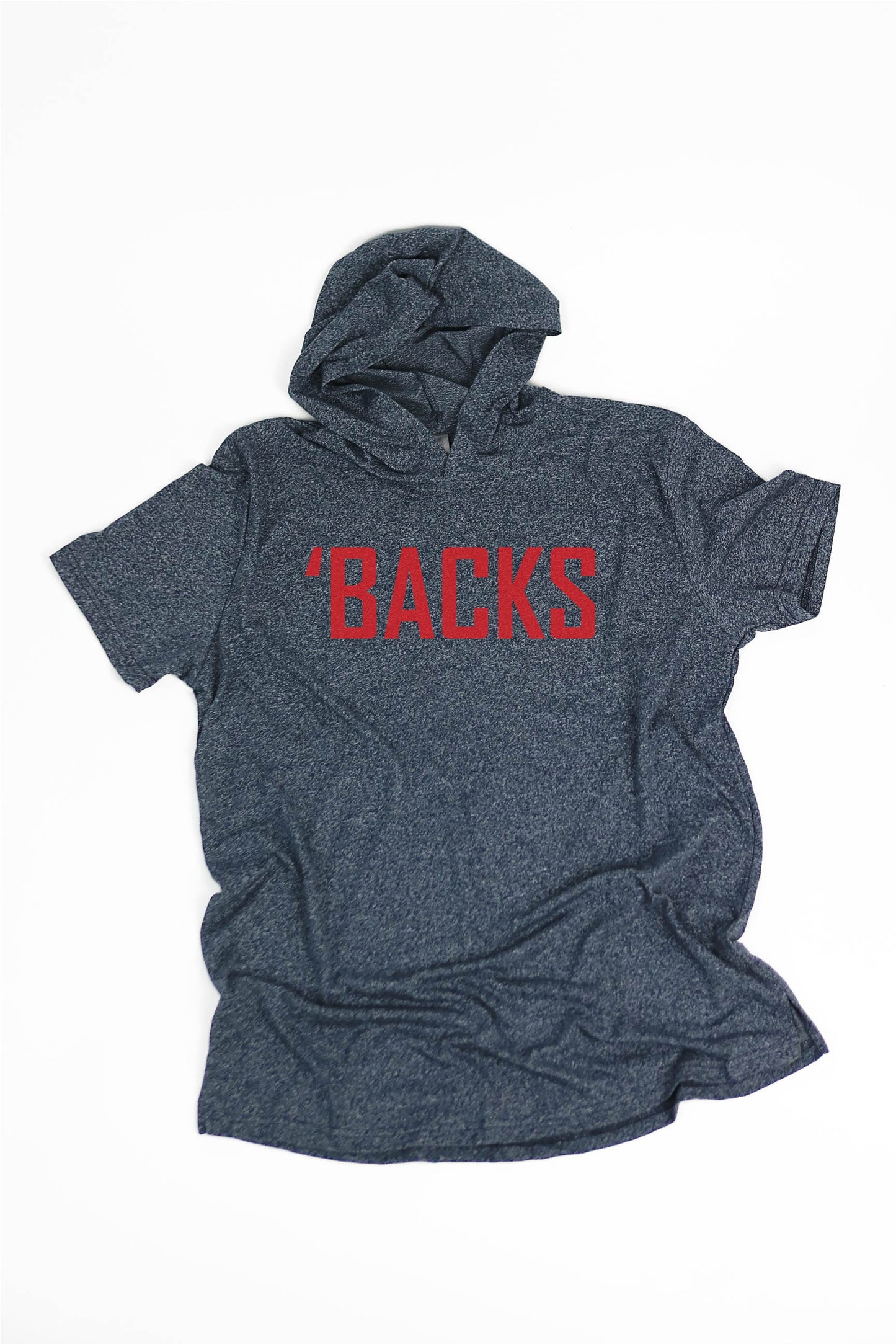 'BACKS short sleeve hooded tee