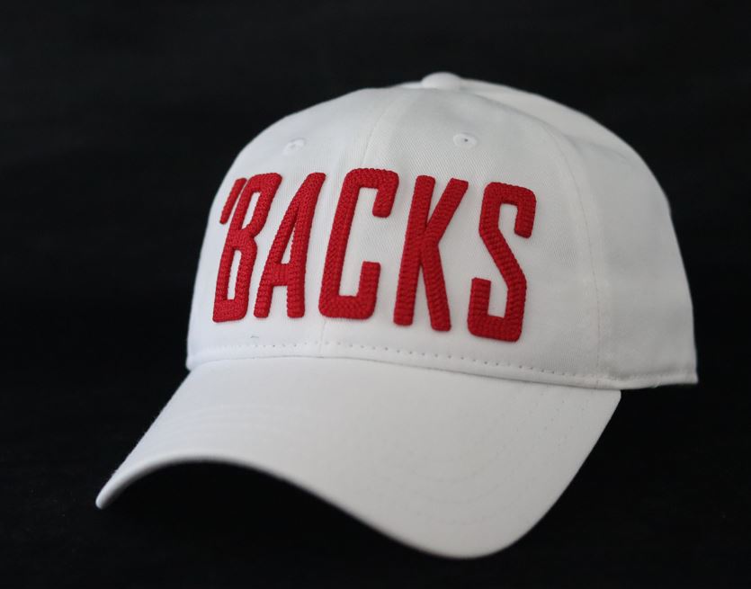 'BACKS low profile curved bill