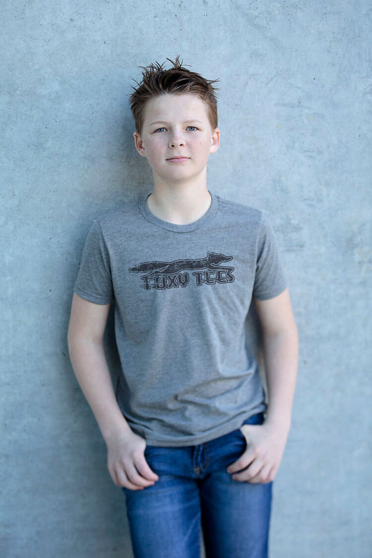 foxy tees distressed youth tee