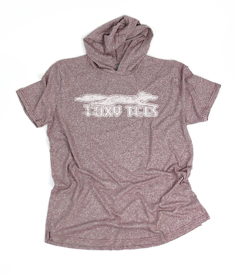 foxy tees short sleeve hooded tee