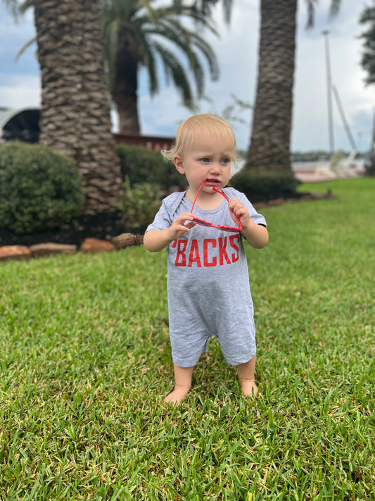 'BACKS baby romper