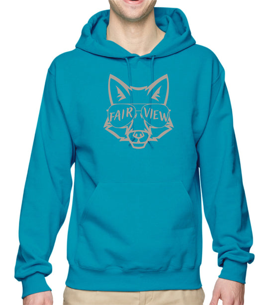 fairview fox face hoodie