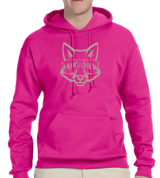 fairview fox face hoodie