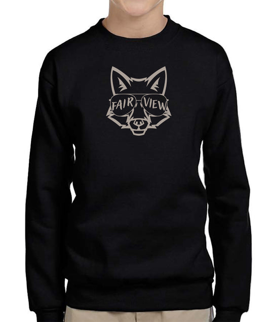 fairview fox face sweatshirt