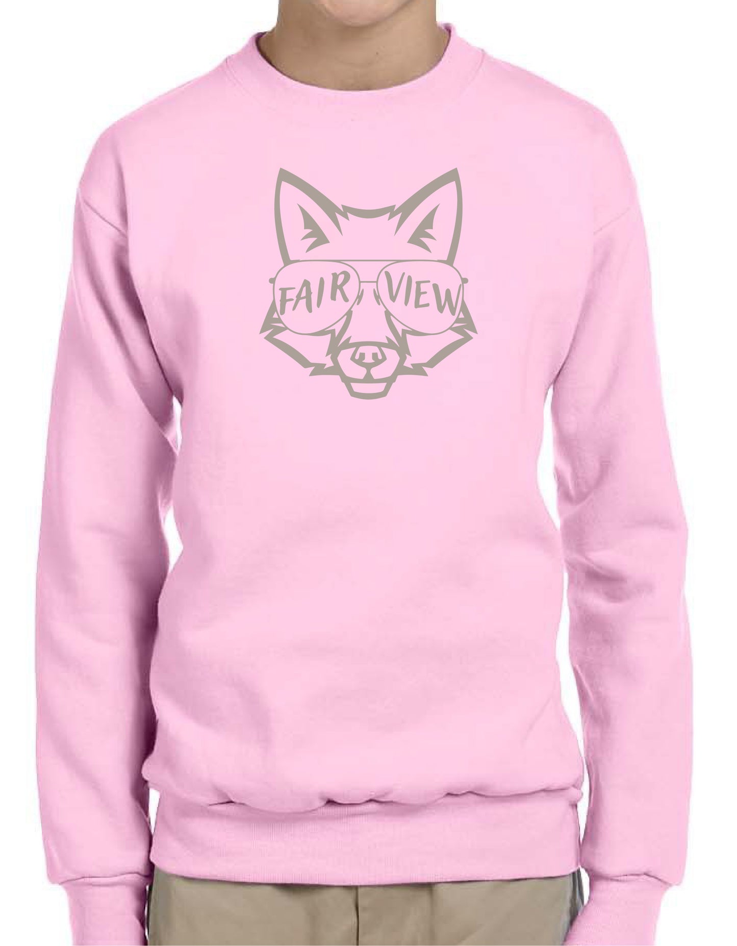 fairview fox face sweatshirt