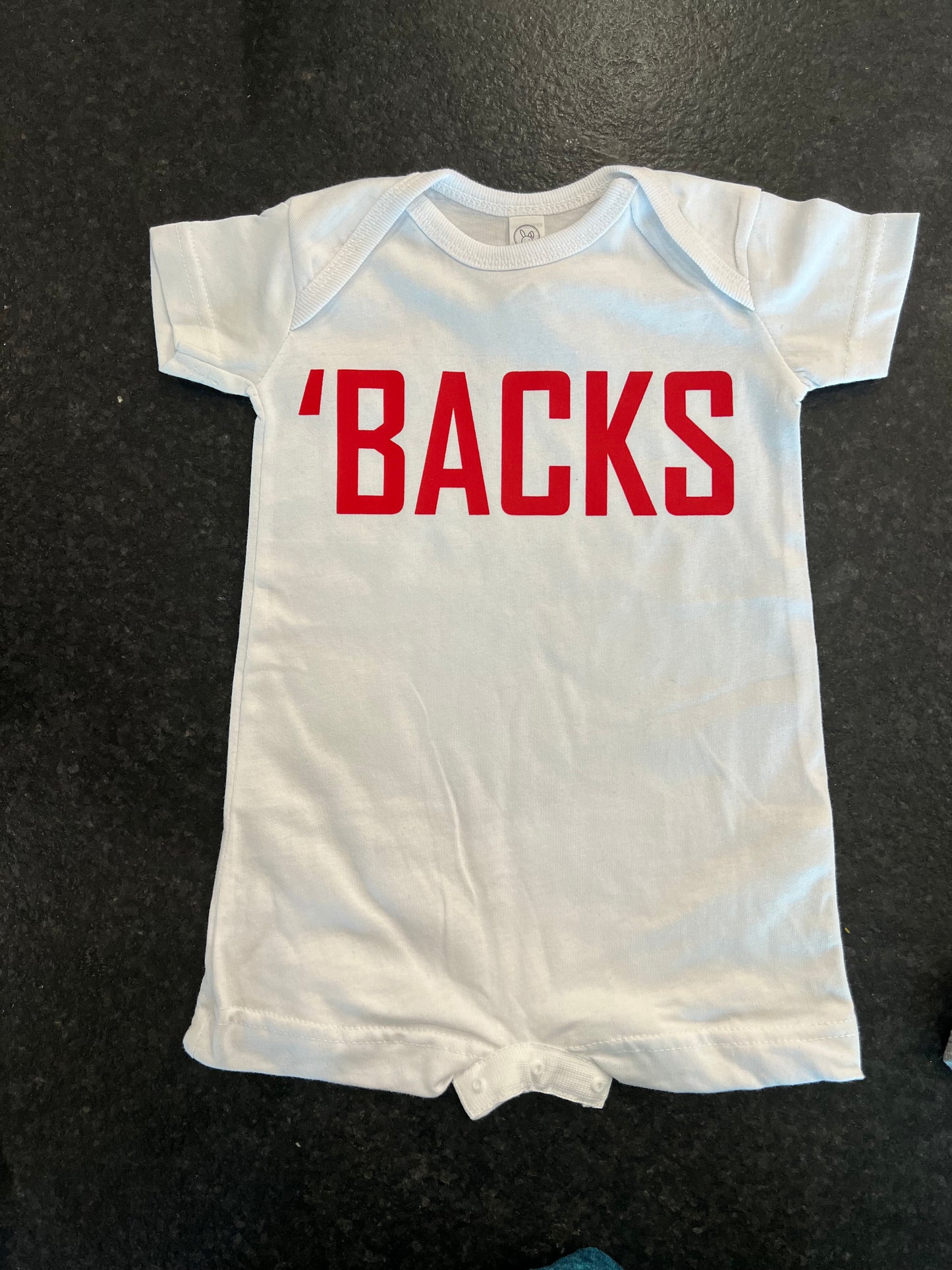 'BACKS baby romper