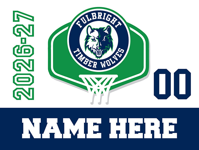 FBJH Basketball yard sign