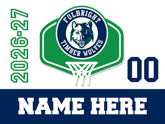 FBJH Basketball yard sign