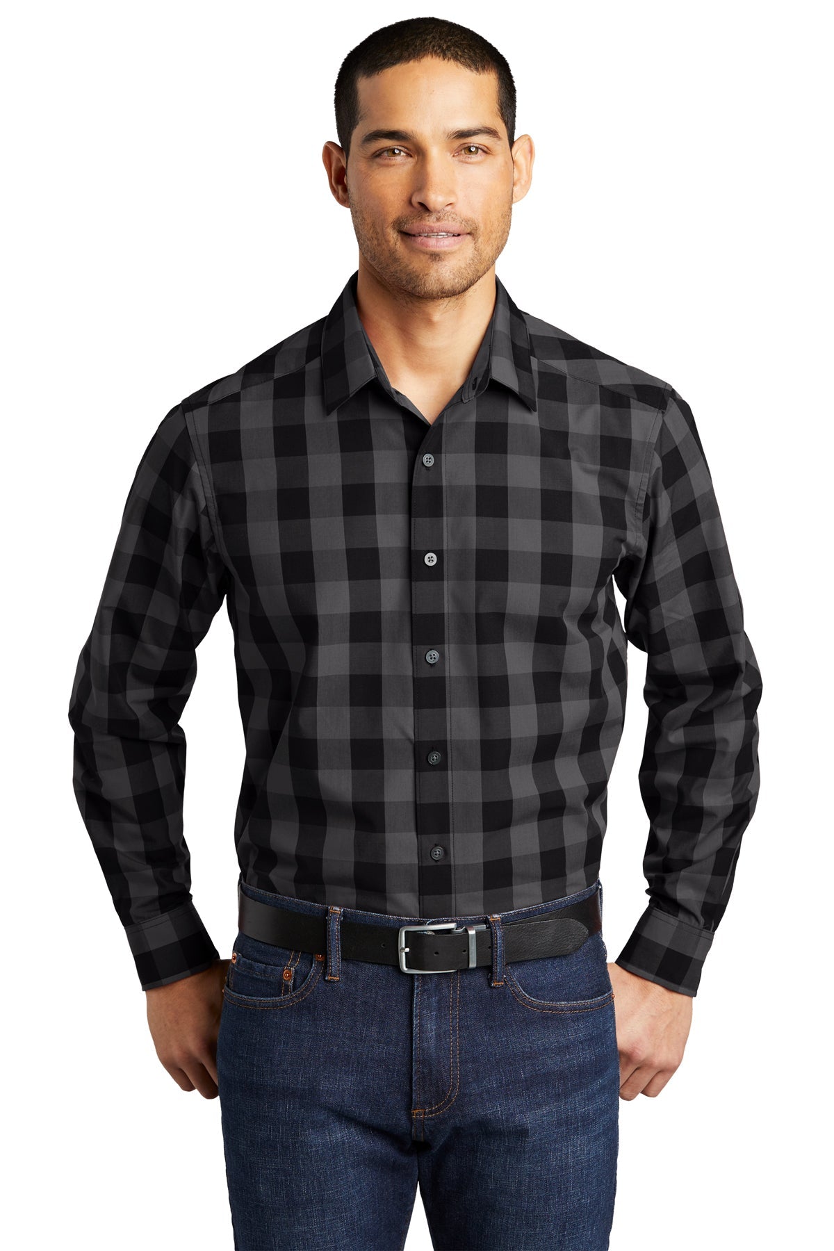 crossland construction Port Authority LS Button Up W670
