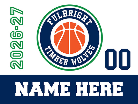 FBJH Basketball yard sign