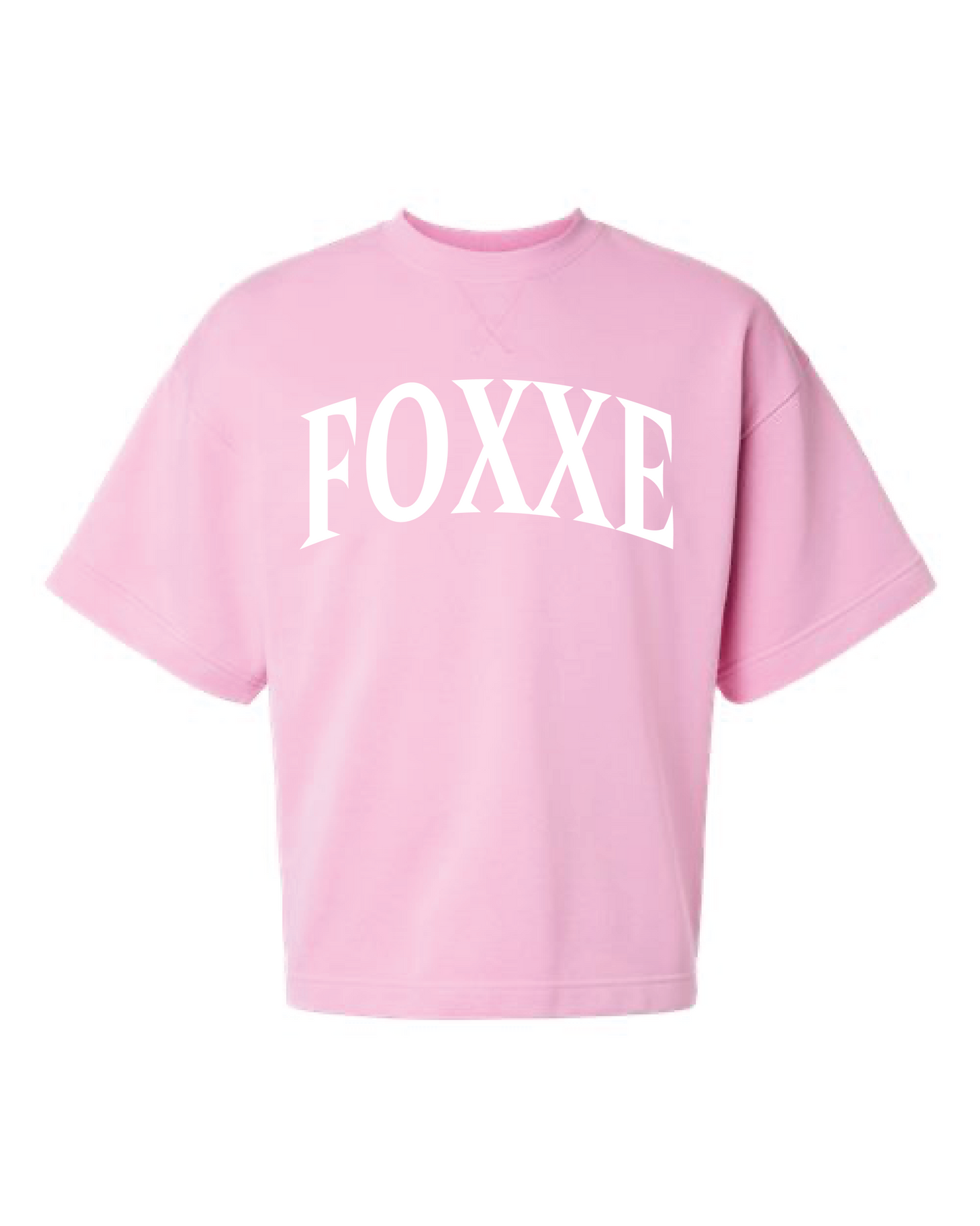 FOXXE Oversized French Terry Boxy Tee (FTEX00)