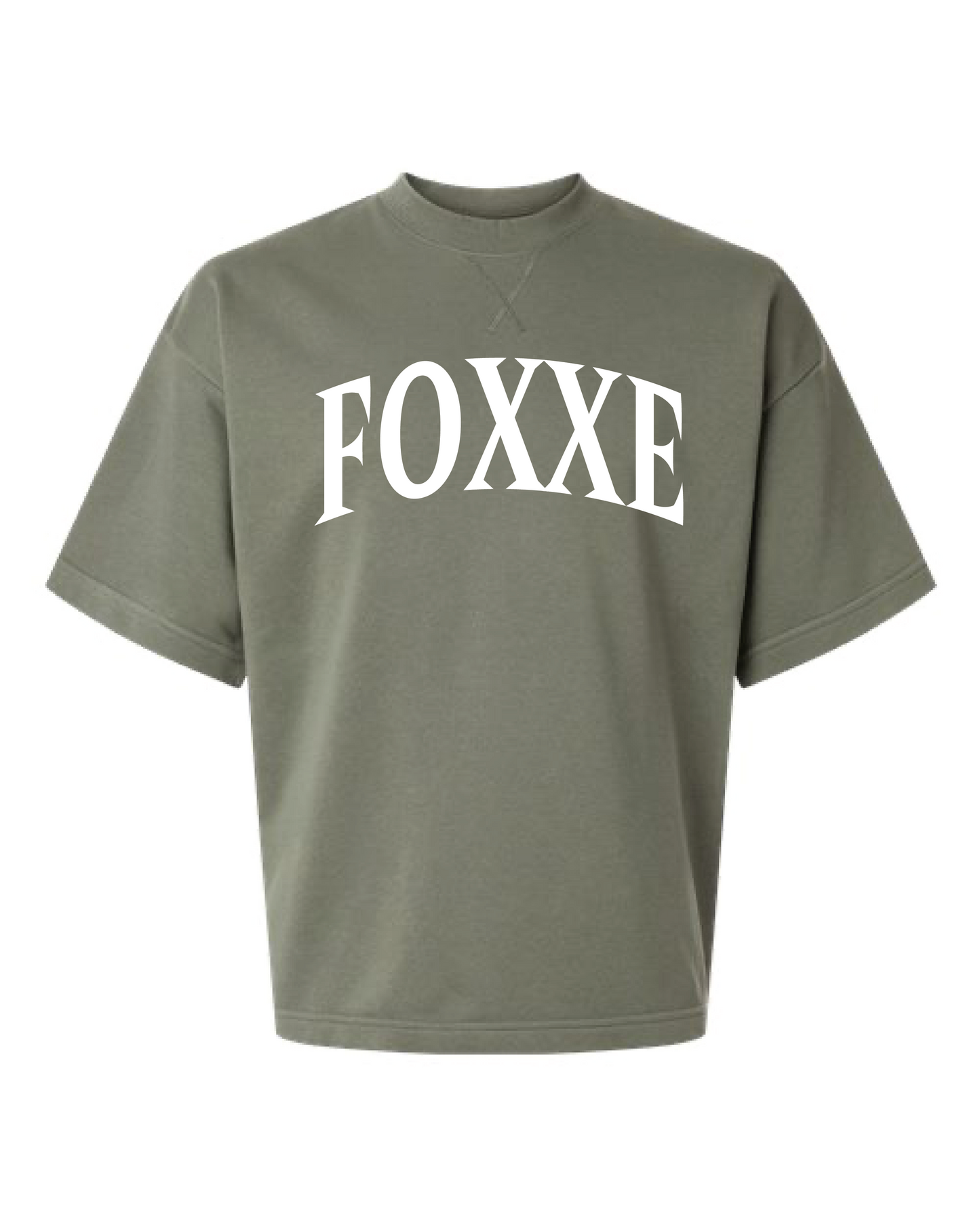 FOXXE Oversized French Terry Boxy Tee (FTEX00)
