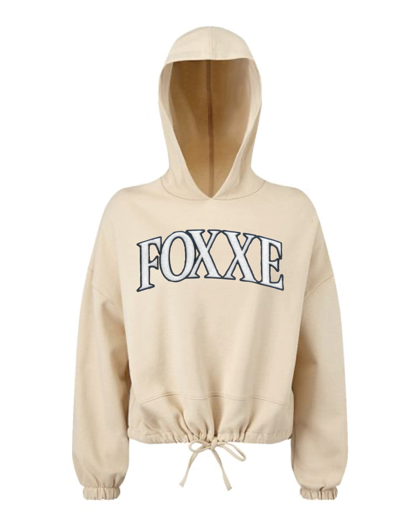 FOXXE Cropped Hooded Sweatshirt (TD085)