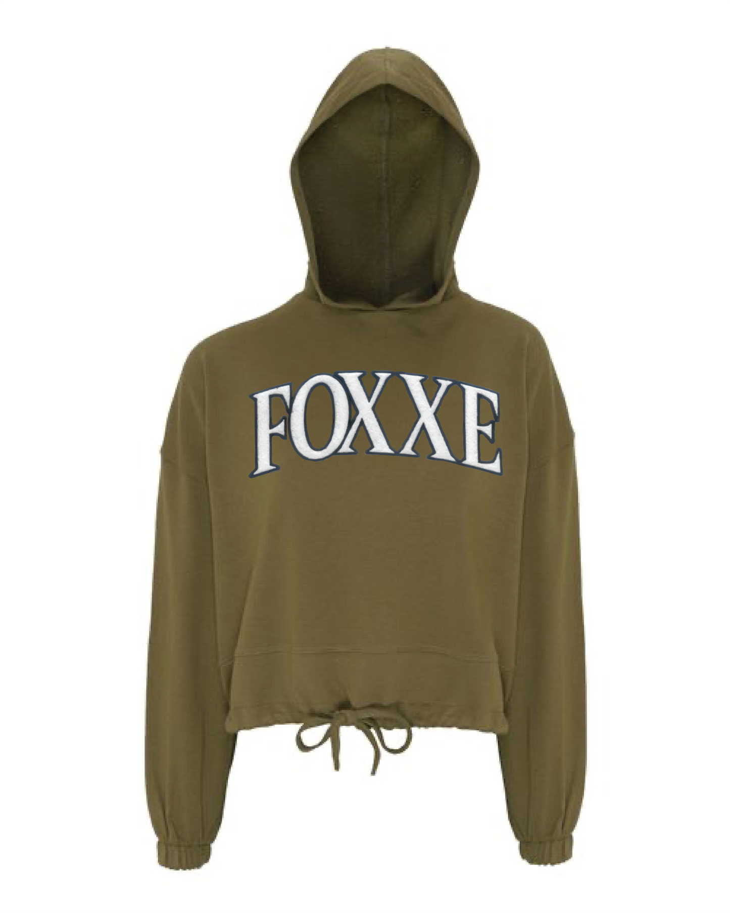 FOXXE Cropped Hooded Sweatshirt (TD085)