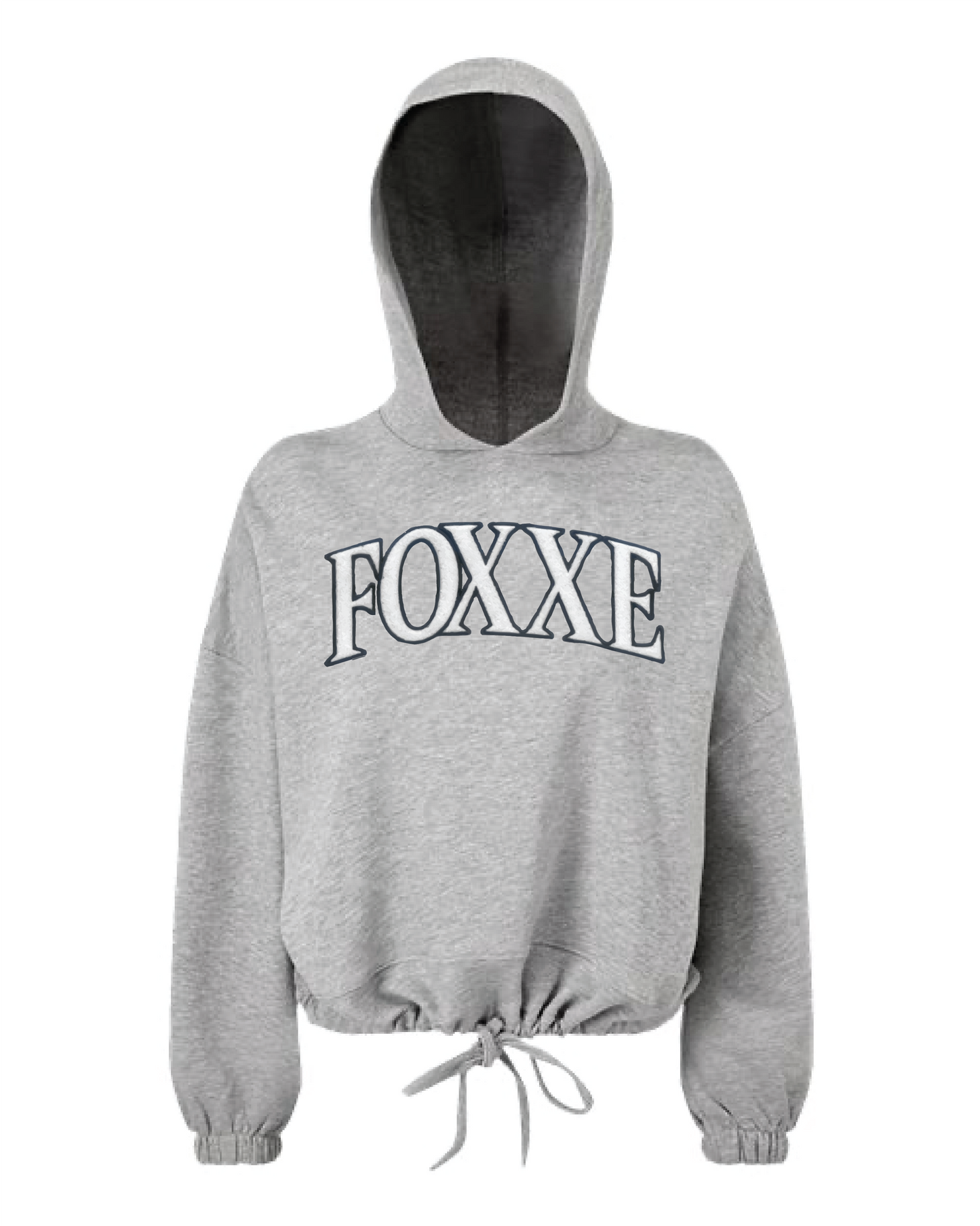 FOXXE Cropped Hooded Sweatshirt (TD085)