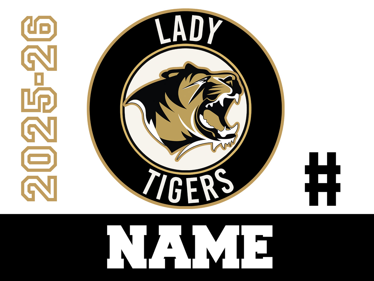 Bentonville Girls Basketball Yard Sign