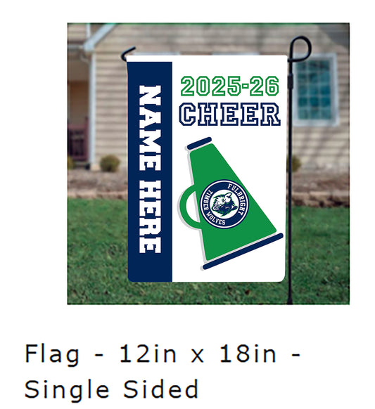 FBJH Cheer garden flag