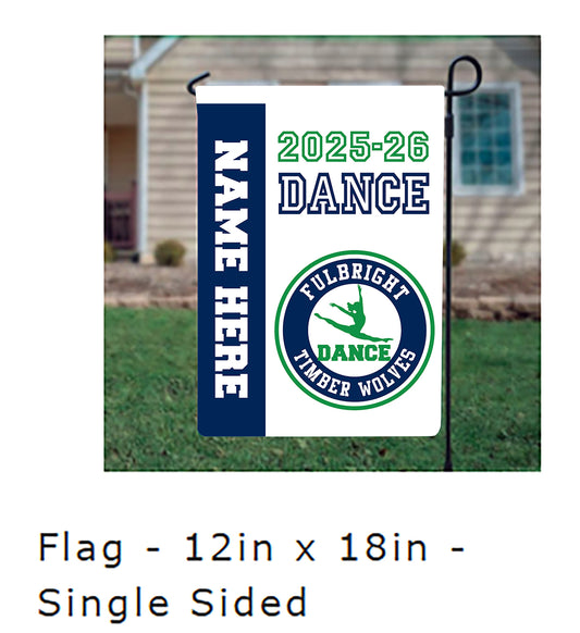 FBJH Dance garden flag