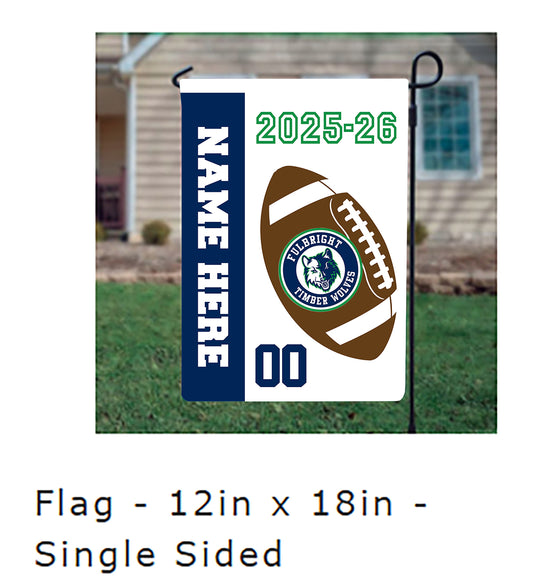 FBJH Football garden flag