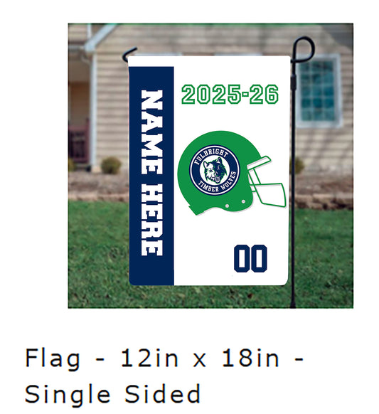 FBJH Football garden flag