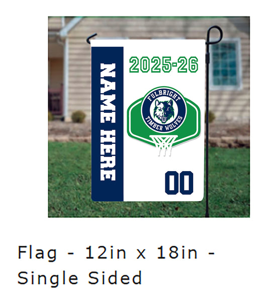FBJH Basketball garden flag
