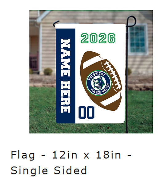 FBJH Football garden flag